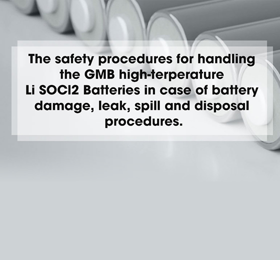 Li SOCl2 Batteries Safety Hazard Handling